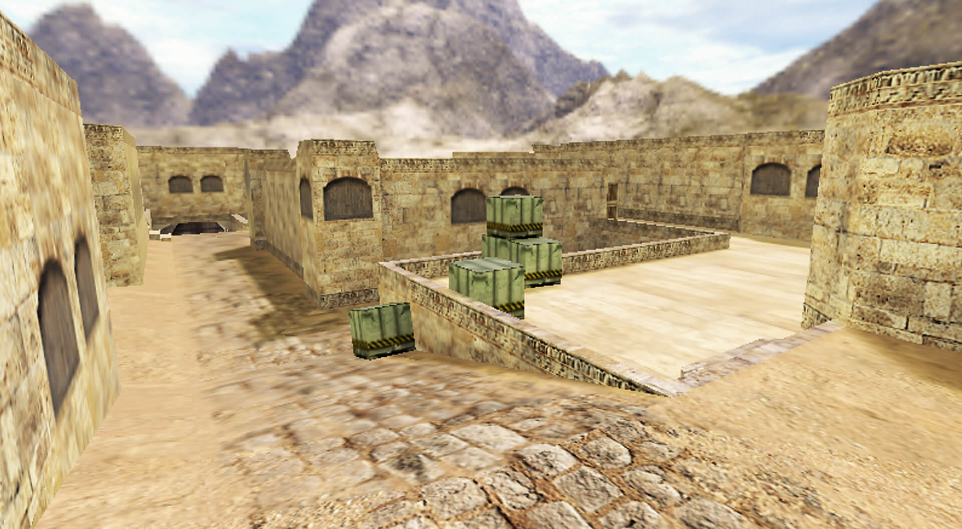 de_dust2_2x2 CS 1.6 — карта для гри 2 на 2