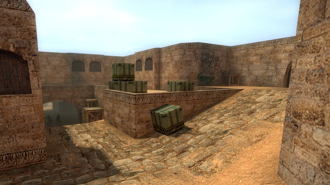 Карта de_dust2 для Counter-Strike 1.6